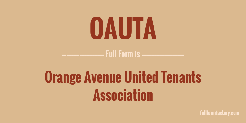 oauta-full-form