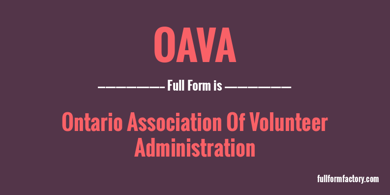 oava-full-form