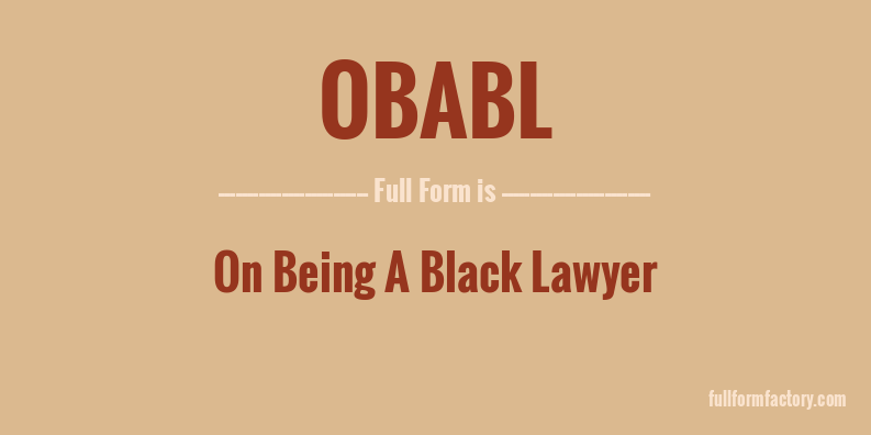 obabl-full-form