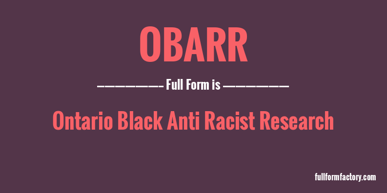 obarr-full-form
