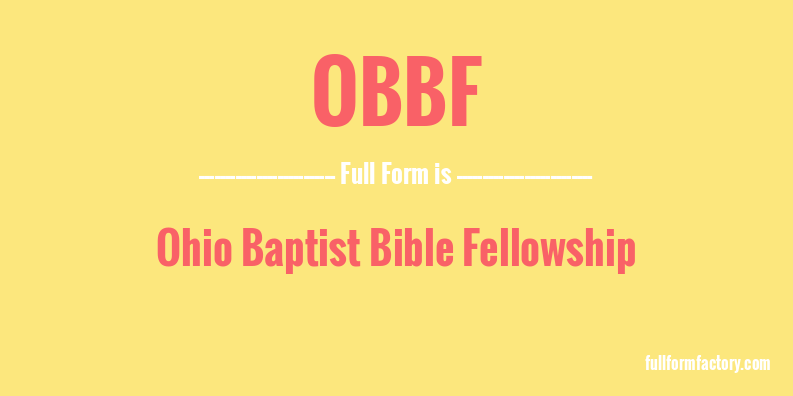 obbf-full-form