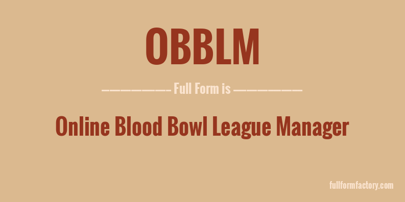 obblm-full-form