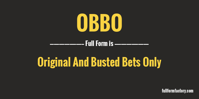 obbo-full-form