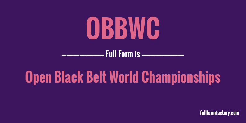 obbwc-full-form
