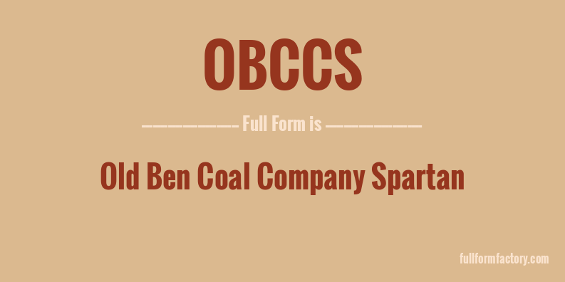 obccs-full-form