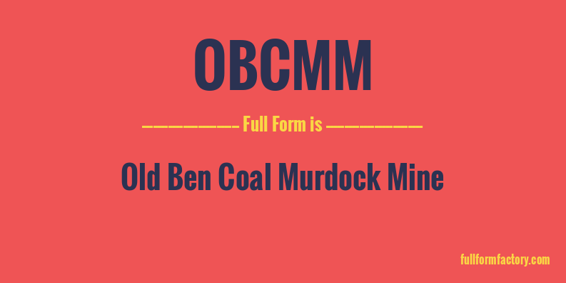 obcmm-full-form