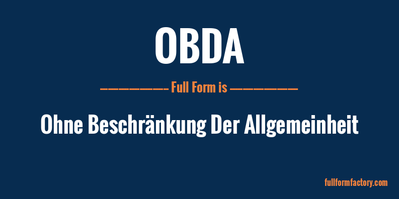 obda-full-form