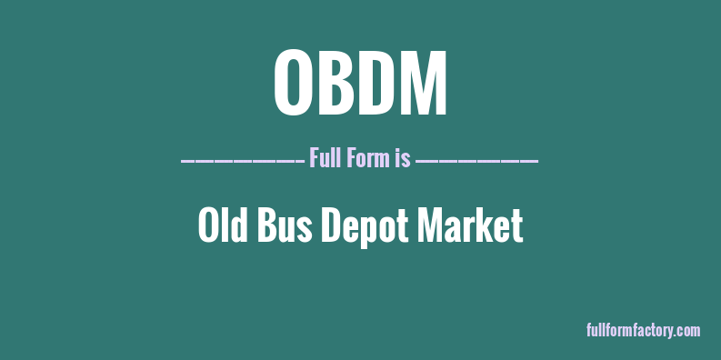 obdm-full-form