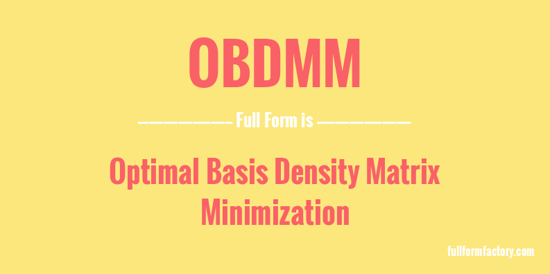 obdmm-full-form