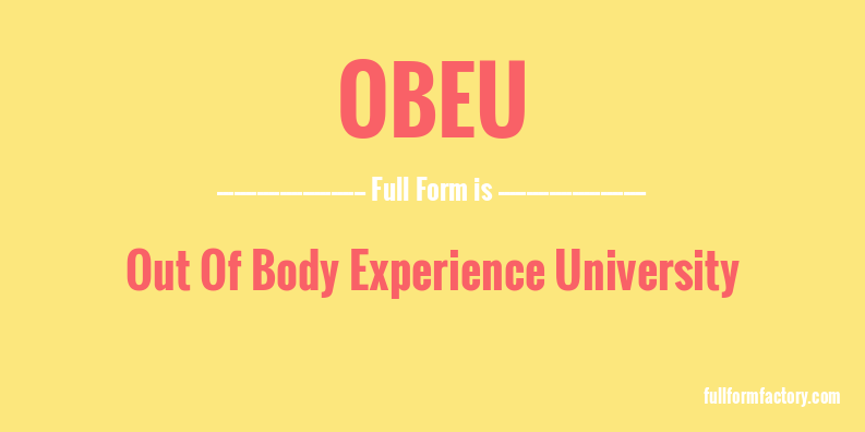 obeu-full-form