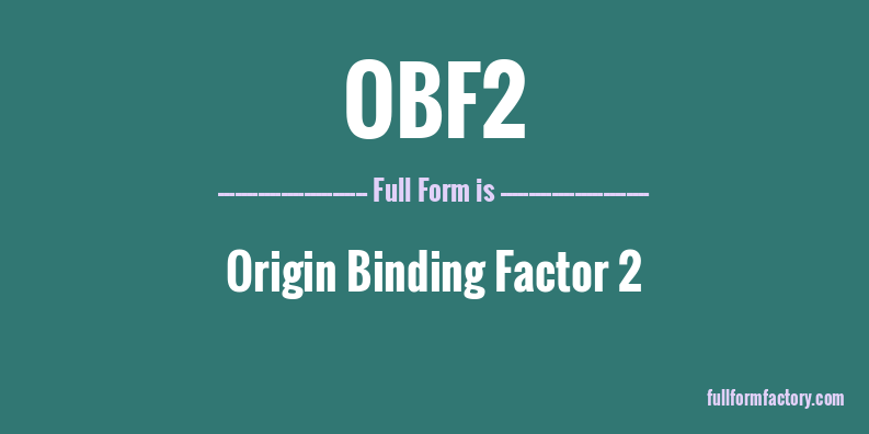 obf2-full-form