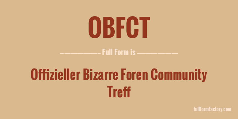 obfct-full-form