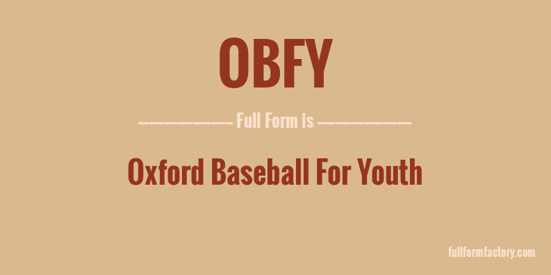 obfy-full-form