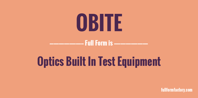 obite-full-form