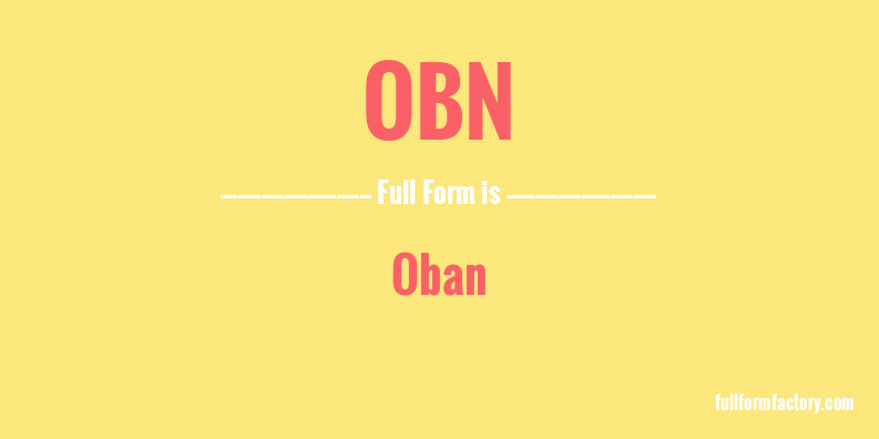 obn-full-form