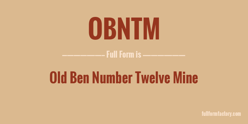 obntm-full-form