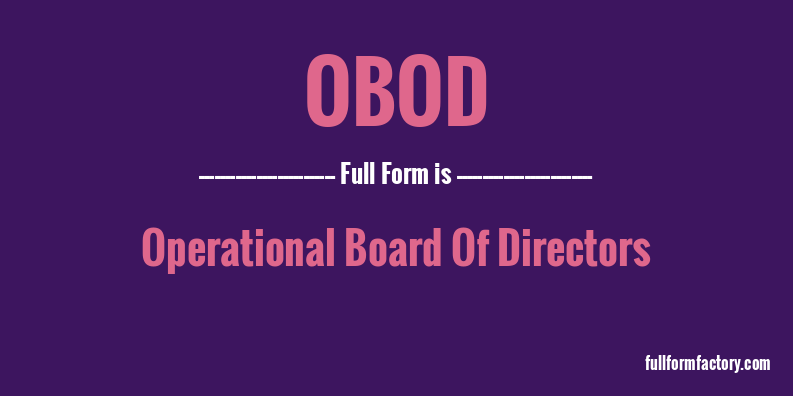 obod-full-form