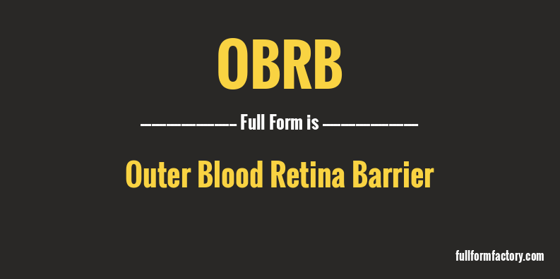 obrb-full-form