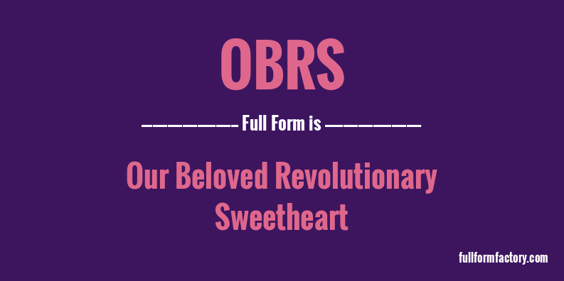 obrs-full-form