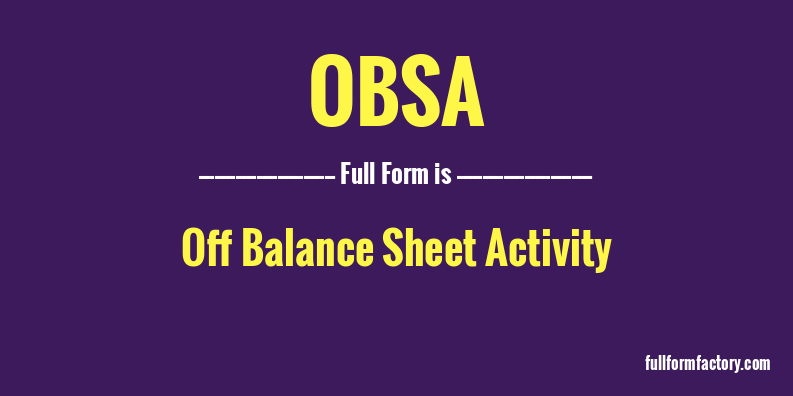 obsa-full-form