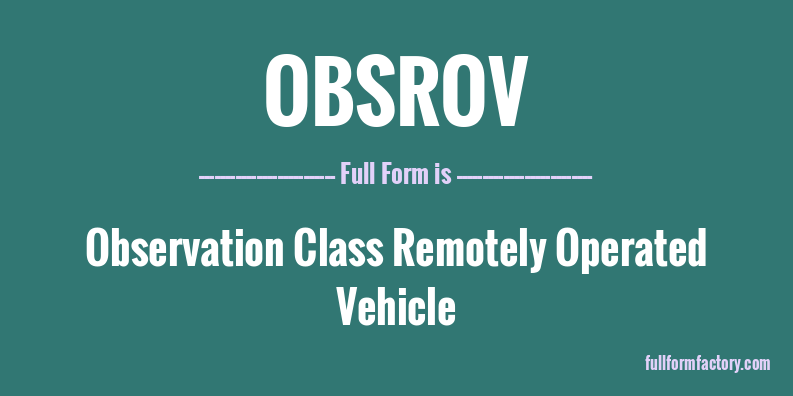 obsrov-full-form