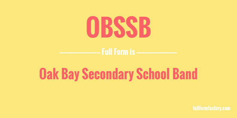 obssb-full-form