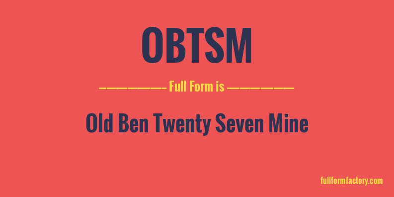 obtsm-full-form