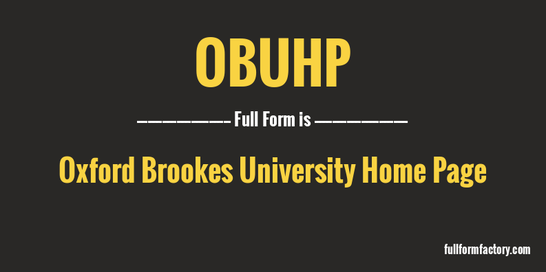 obuhp-full-form