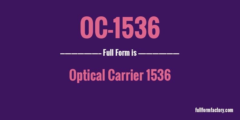 oc-1536-full-form