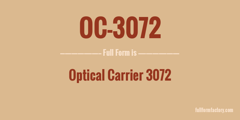 oc-3072-full-form
