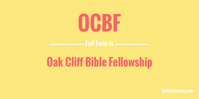 ocbf-full-form