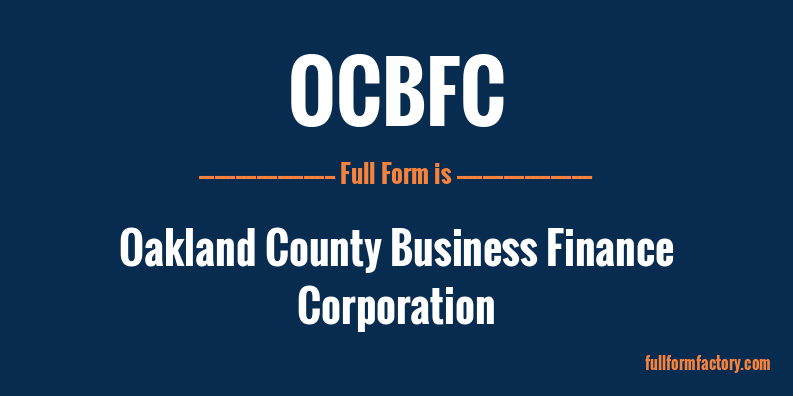 ocbfc-full-form