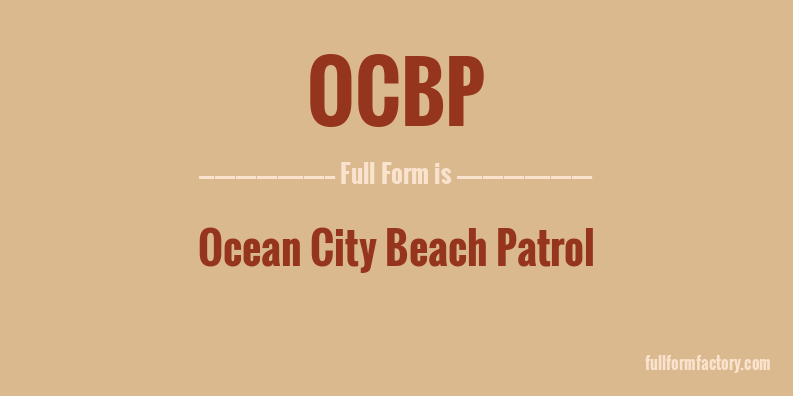 ocbp-full-form