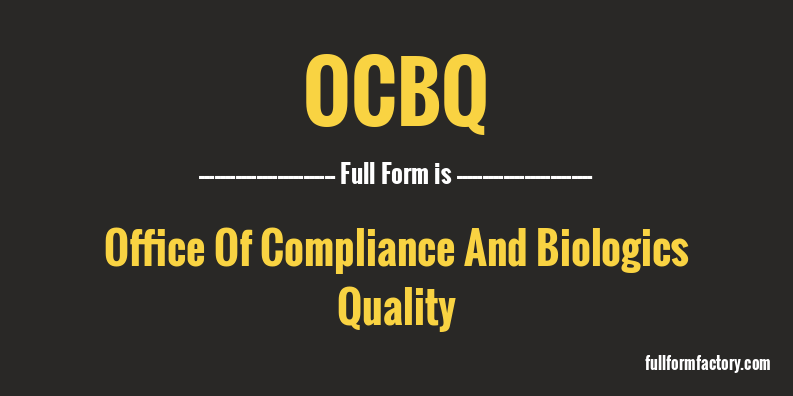 ocbq-full-form