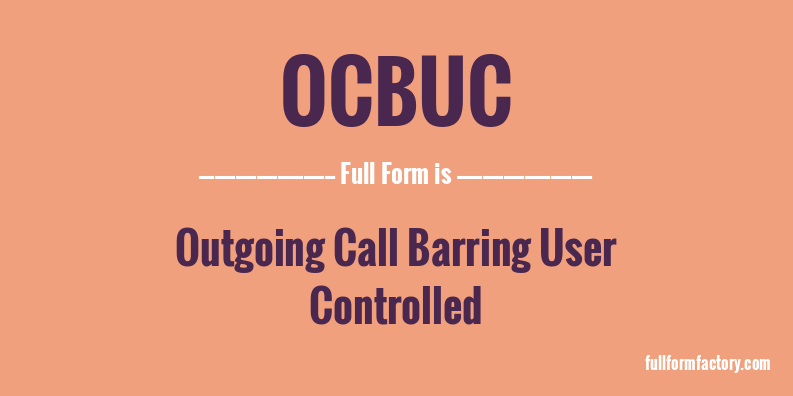 ocbuc-full-form