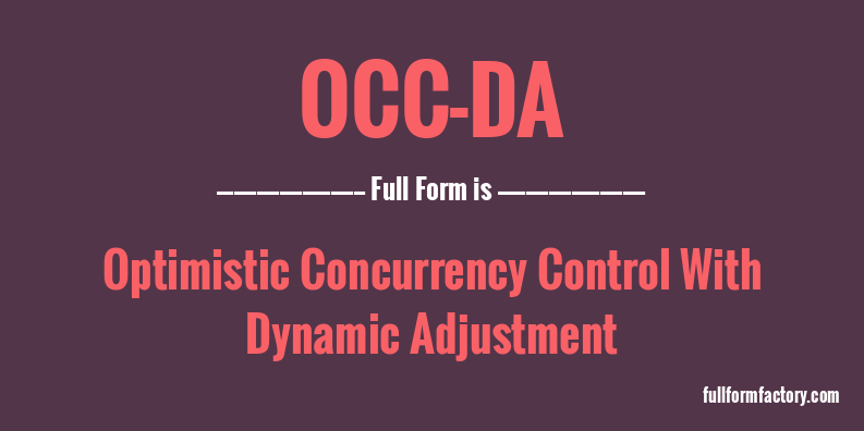 occ-da-full-form