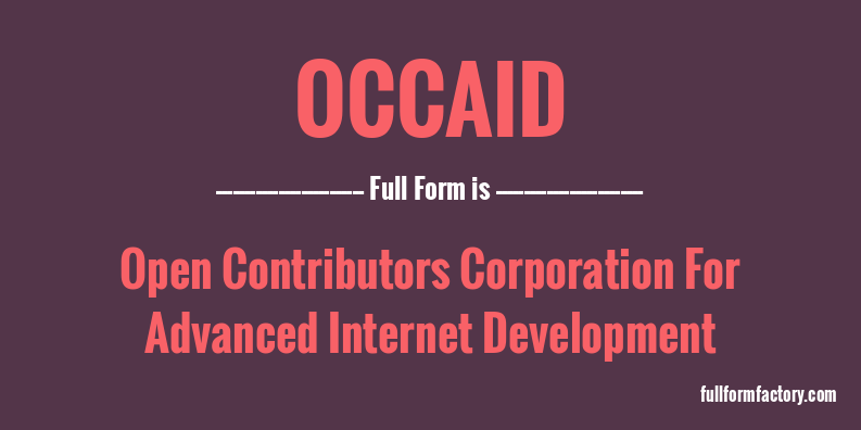 occaid-full-form