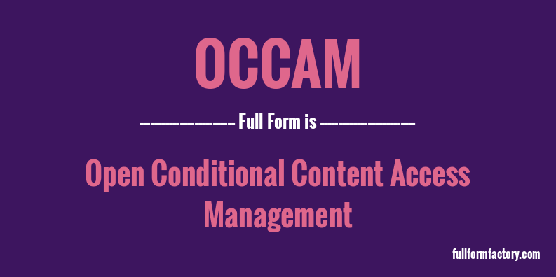 occam-full-form