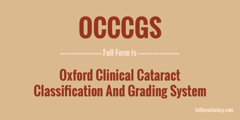 occcgs-full-form