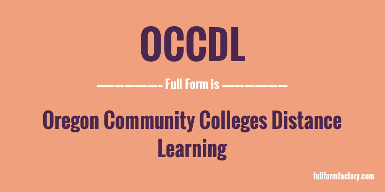occdl-full-form