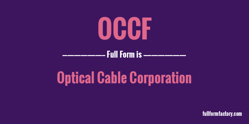 occf-full-form