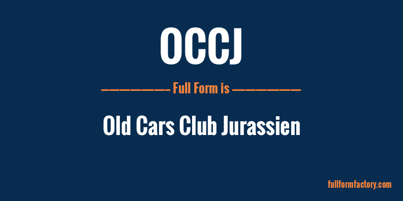 occj-full-form