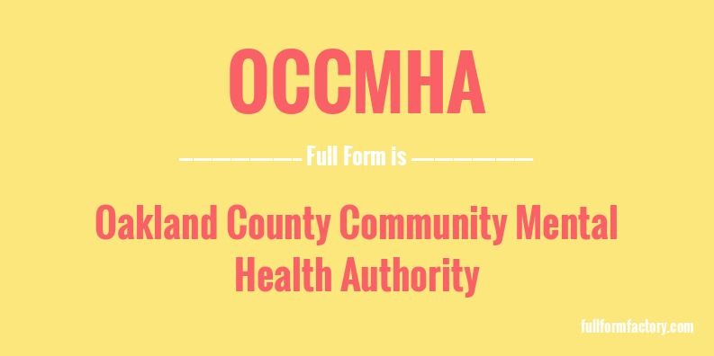 occmha-full-form