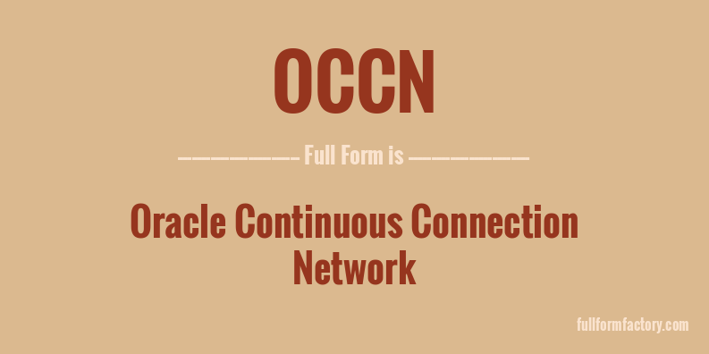 occn-full-form