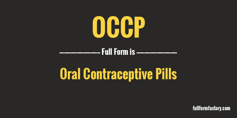 occp-full-form