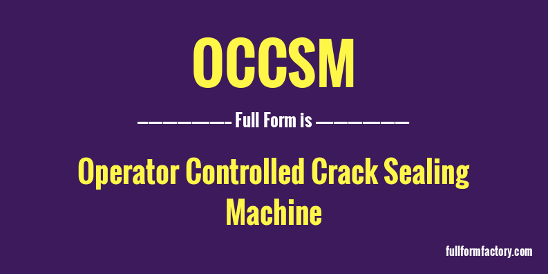 occsm-full-form