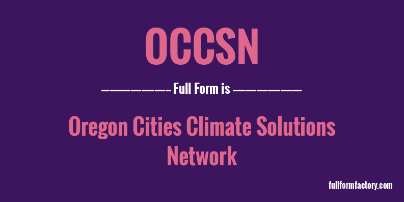 occsn-full-form