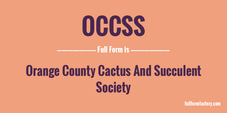 occss-full-form