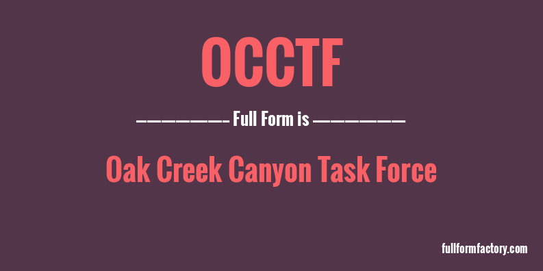 occtf-full-form