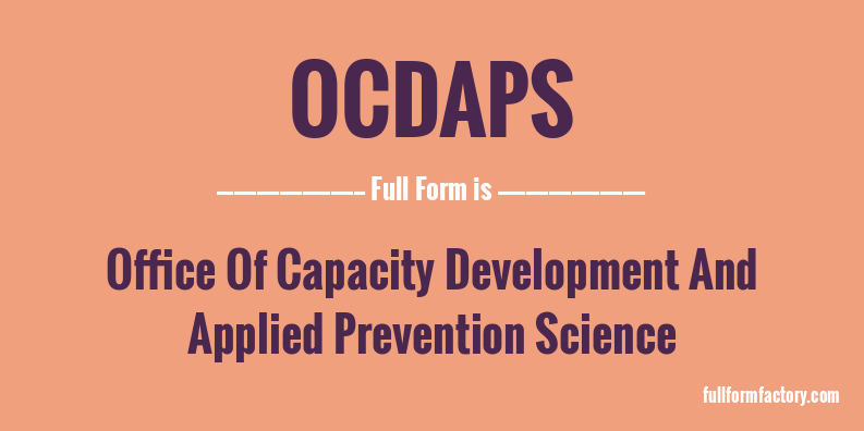 ocdaps-full-form